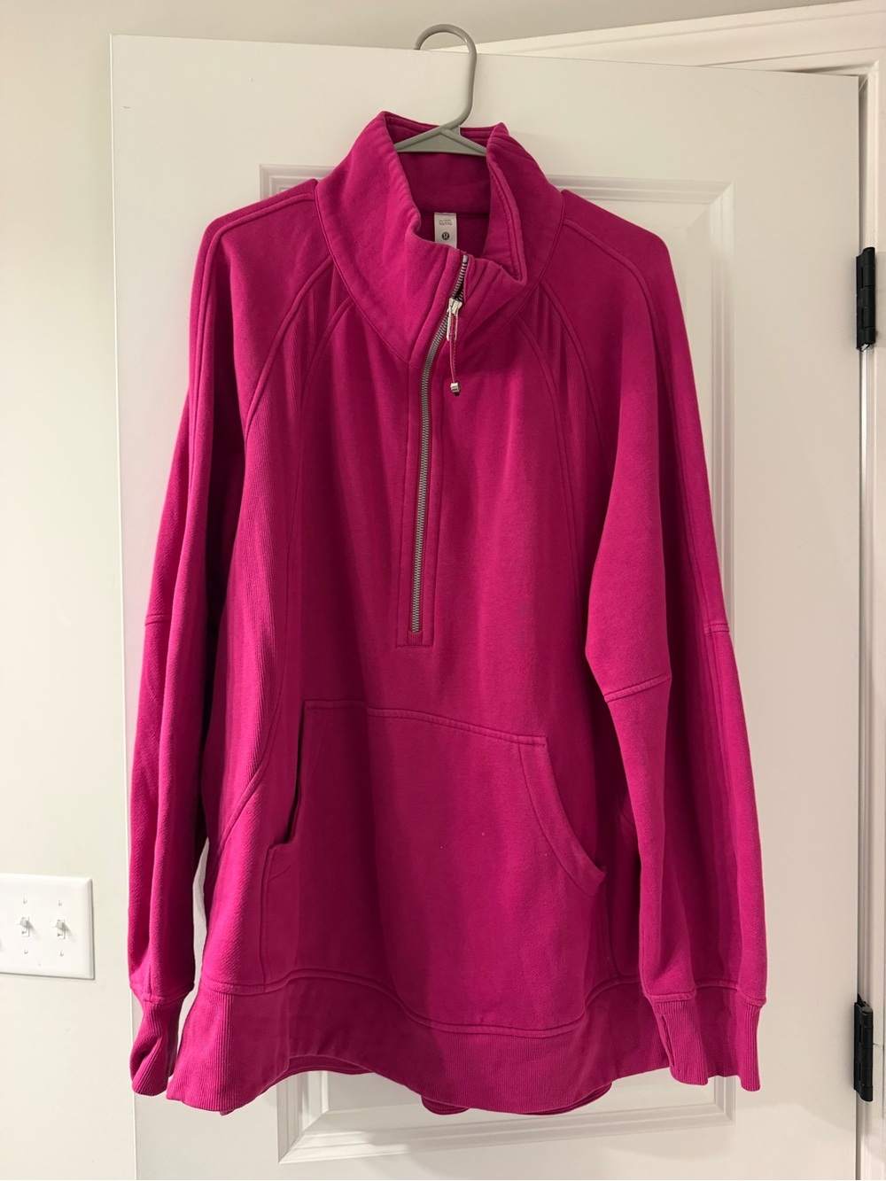 lululemon athletica Magenta Half-Zip Crewneck Pullover
